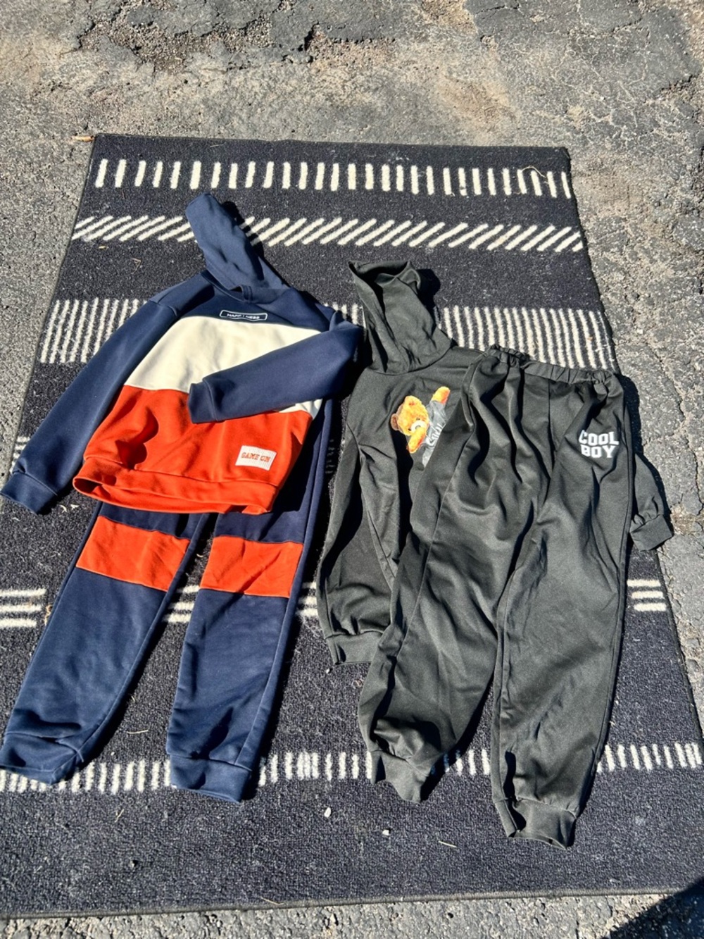 2 SHEIN boys jogger sets